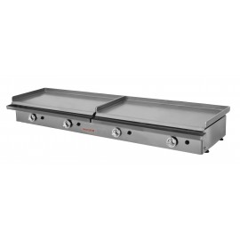 Plancha a gas 80+80 acero laminado