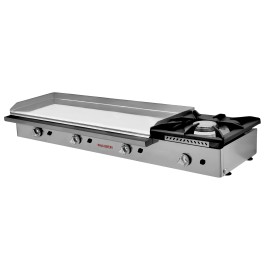 plancha a gas 80 de cromo duro con fogón