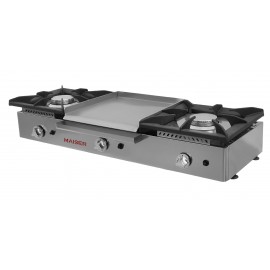 Cocina a gas de 4 fuegos