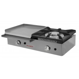 plancha a gas 40 de acero laminado con fogón