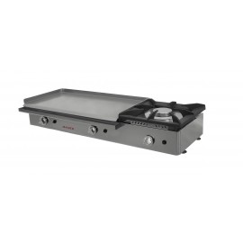 plancha a gas 80 de acero laminado con fogón