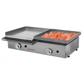 Plancha gas 40 laminado+40 frankfurt