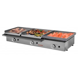 Plancha gas 80 laminada+40 frankfurt