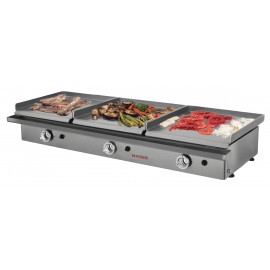 Plancha gas triple 40x3 acero laminado