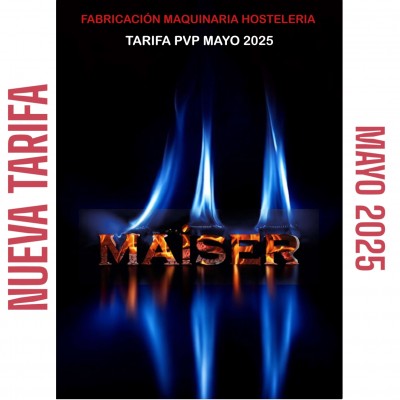 NUEVA TARIFA MAYO 2025